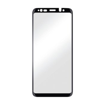 Протектор от закалено стъкло /Tempered Glass/ Hama 3D Full-Screen 178991 за Samsung Galaxy S9 Plus, черен | JAR Computers Hama 3D Full-Screen 178991