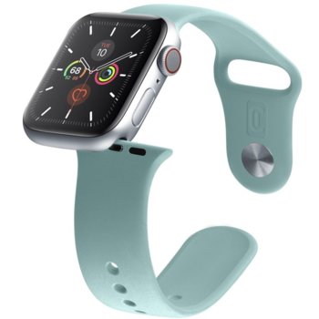 Каишка за смарт гривна Cellularline Urban 42/44mm, за Apple Watch, силиконова, зелена | JAR Computers Cellularline Urban за Apple Watch 42/44mm green