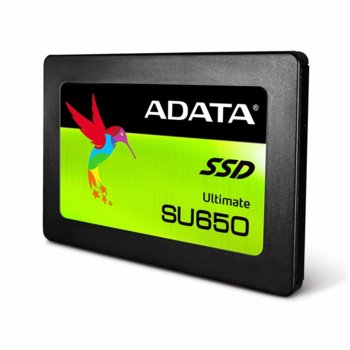 Памет SSD 60GB Adata SU650, SATA 6Gb/s, 2.5"(6.35 cm), скорост на четене 520 MB/s, скорост на запис 450 MB/s | JAR Computers Adata SU650 60GB