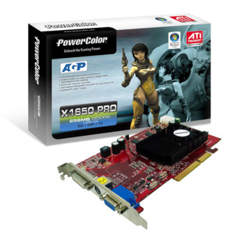 RADEON x1650Pro 256MB PowerColor AGP8x, TV Out