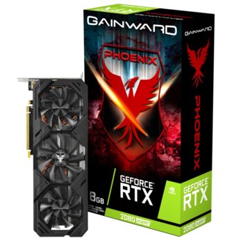 Видео карта nVidia GeForce RTX 2080 SUPER, 8GB, Gainward Phoenix, PCI-E 3.0, GDDR6, 256-bit, DisplayPort | JAR Computers Gainward RTX 2080 SUPER Phoenix