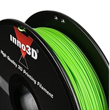 Консуматив за 3D принтер Inno3D, ABS Green, 1.75mm, зелен, 500g, пакет от 5 броя | JAR Computers Inno3D ABS Green - 5 pcs pack 3DP-FA175-GN05