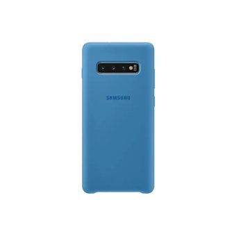 Samsung S10+ G975 Silicone Cover Blue