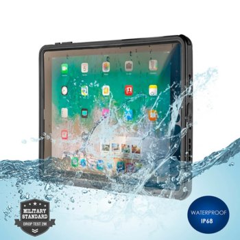 Калъф за таблет Apple iPad 5 2017 9.7", 4smarts Waterproof Case Active Pro NAUTILUS, ударо и водоустойчив, TPU, черен | JAR Computers 4smarts Waterproof Case Active Pro NAUTILUS, черен