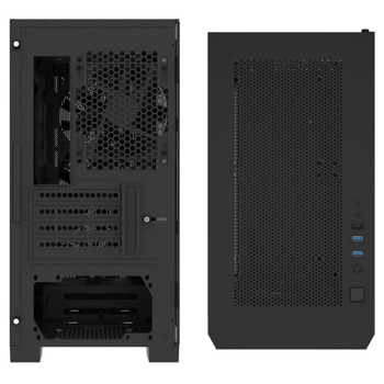 Montech AIR 100 ARGB, TG, Micro-ATX Черна Разопако