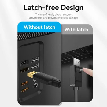 Кабел Vention HAKBF Display Port m | JAR Computers Кабел Vention HAKBF Display Port m