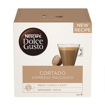 Кафе капсули NESCAFE Dolce Gusto Cortado Espresso Macchiato, 16 напитки | JAR Computers NESCAFE Dolce Gusto Cortado Espresso Macchiato 16