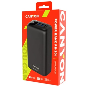 Външна батерия Canyon PB-301 Black