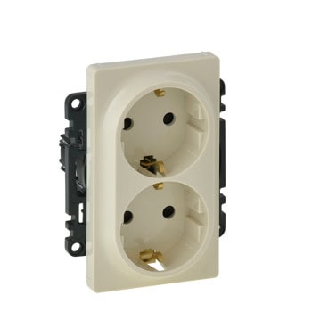 Контакт Legrand Valena Life, 16A, двоен, крем | JAR Computers Legrand 753226