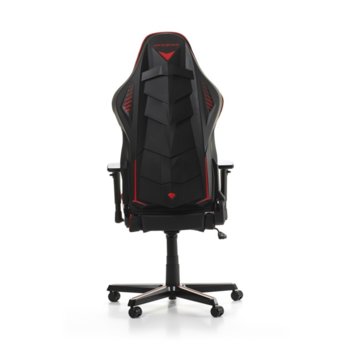 Геймърски стол DXRacer Racing Shield OH/RM1/NR, черен/червен | JAR Computers DXRacer RACING Shield OH/RM1/NR
