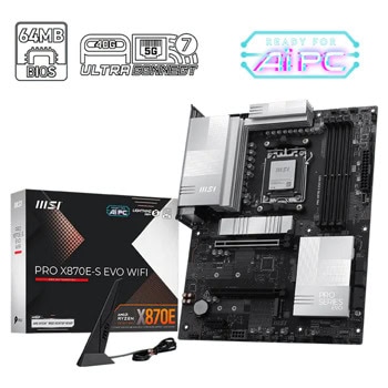 MSI PRO X870E-S EVO WIFI 911-7E86-003 | JAR Computers MSI PRO X870E-S EVO WIFI 911-7E86-003