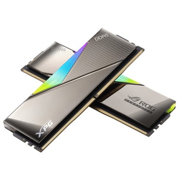 Памет 32GB (2x16GB) DDR5 6600MT/s, A-Data XPG Lancer RGB ROG, AX5U6600C3216G-DCLARROG, 1.4V | JAR Computers A-Data XPG Lancer RGB ROG 2x16GB DDR5 6600MHz