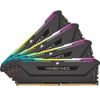 Памет 32GB (4x8GB) DDR4 3200MT/s, Corsair Vengeance RGB PRO SL CMH32GX4M4E3200C16, 1.35V | JAR Computers CORSAIR CMH32GX4M4E3200C16
