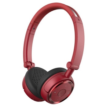 Слушалки Edifier W675BT, безжични, микрофон, Bluetooth, 40mm драйвери, сгъваеми, червени | JAR Computers Слушалки Edifier W675BT Red