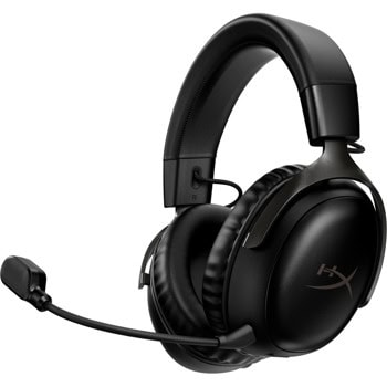 Слушалки HyperX Cloud III (77Z45AA), безжични, микрофон, до 120 часа време на работа, гейминг, USB, черни | JAR Computers HyperX Cloud III 77Z45AA