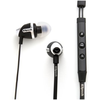 Слушалки Klipsch Image S4i II, черни, тип "тапи", микрофон, оптимизирани за iPhone/iPod/iPad | JAR Computers Klipsch Image S4i II headphones for iPhone/iPod