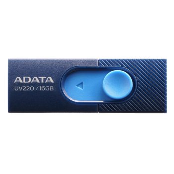 Памет 32GB USB Flash Drive, Adata UV220, USB 2.0, синя | JAR Computers A-Data 32GB UV220 BLNV
