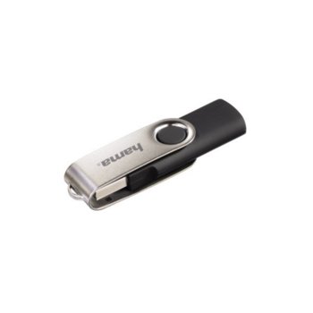 Памет 32GB USB Flash Drive, Hama "Rotate", USB 2.0, черна | JAR Computers HAMA Rotate 32GB черна
