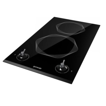 Стъклокерамичен плот Gorenje EC321INI, 2 нагревателни зони, 2900W, черен | JAR Computers Стъклокерамичен плот Gorenje EC321INI