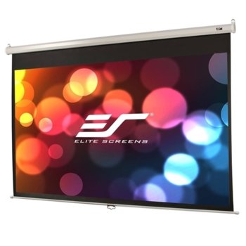 Екран Elite Screen M92XWH Manual, стенен/таванен монтаж, MaxWhite, 2037 x 1146 мм, 92" (233.68 cm), 16:9 | JAR Computers Elite Screen M92XWH Manual