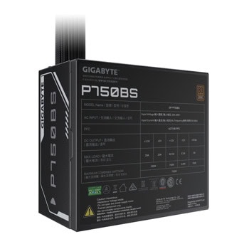 Захранващ блок Gigabyte P750BS, 750W, 80+ Bronze