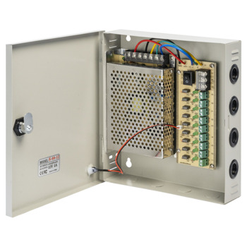 Захранващ блок 343, импулсен, 60W, 12V, 5A, 9 изхода, метална кутия | JAR Computers No brand 12V/5A 9 Изхода Метална кутия Сив - 343