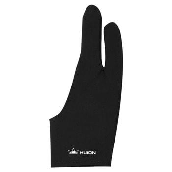 Ръкавица за работа с графичен таблет HUION Artist glove GL200, за лява и дясна ръка, черна image