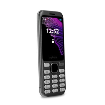 GSM myPhone Maestro (черен), поддържа 2 sim карти, 2.8" (7.11 cm) дисплей, 64MB Flash памет (+ microSD слот), 2 MPix камера | JAR Computers myPhone Maestro