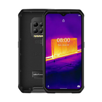 Смартфон Ulefone Armor 9 (черен), поддържа 2 SIM карти, 6.3" (16cm) FHD+ IPS дисплей, осемядрен MediaTek Helio P90 2.2 GHz, 8GB RAM, 128GB Flash памет (+microSD слот), 64 + 5 + 2 & 8 Mpix камери, Android | JAR Computers Ulefone Armor 9
