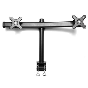 Стойка за монитор Roline 30.17.9031, за бюро, за екрани до 27", VESA до 100x100, до 8кг. на екран, за 2 монитора, черна | JAR Computers 30.17.9031