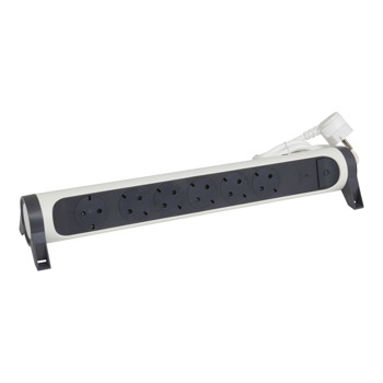 Разклонител Legrand 694526, 6 гнезда, защита от пренапрежение, LED индикатор, 1.5m кабел, сив | JAR Computers Legrand 694526