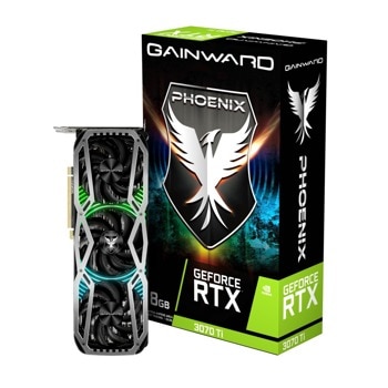 Видео карта Nvidia GF RTX 3070 Ti, 8GB, Gainward Phoenix, PCI-E 4.0, GDDR6X, 256-bit, DisplayPort, HDMI | JAR Computers Gainward NED307T019P2-1046X