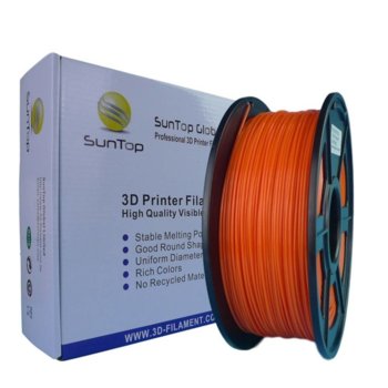 Консуматив за 3D принтер, PLA, 1.75mm, оранжев, 1kg | JAR Computers Sun Top K01O5ST175-C0A