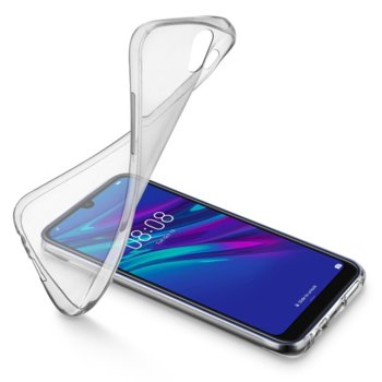 Калъф за Huawei Y6 2019, гумен, Cellular Line Soft, прозрачен | JAR Computers Прозрачен калъф Soft за Huawei Y6 2019