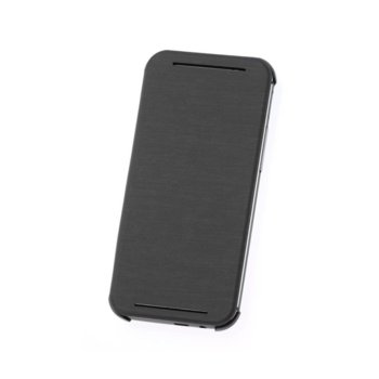 Калъф за HTC One 2 (M8), отваряем, кожен, HTC flip case, сив | JAR Computers HTC Flip Case (сив)