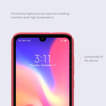 Nillkin Frosted Shield for Xiaomi Mi Play red