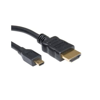Кабел Roline, от HDMI(м) към Micro HDMI(м), 2м, черен | JAR Computers Roline HDMI(м) към Micro HDMI(м) 2м 11.99.5581