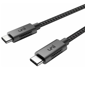 UNI USB C(м) to USB C(м) 3m space gray
