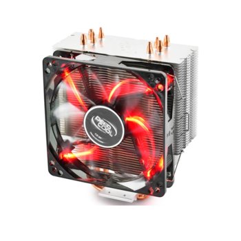 Охлаждане за DEEPCOOL GAMMAXX 400R, Intel LGA2011/1366/1156/1155/1150/775, AMD FM2/FM1/AM3(+)/AM2(+)/K8 | JAR Computers Охладител Intel/AMD Deepcool Gammaxx 400 Red