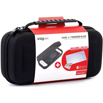 Комплект калъф и стъклен протектор Big Ben Carrying Case & Screen Protector, за Nintendo Switch image