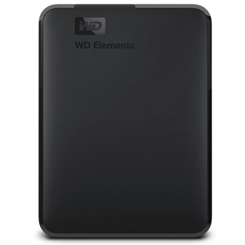 Твърд диск 4TB Western Digital Elements Portable (черен), външен, 2.5" (6.35 см), USB 3.0 | JAR Computers HDD 4TB USB 3.0 WD Elements Portable Black