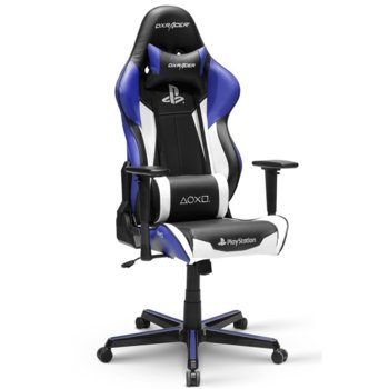Геймърски стол DXRacer RACING OH/RZ90/INW, черен/лилав/бял | JAR Computers DXRacer OH/RZ90/INW серия RACING черен/лилав/бял