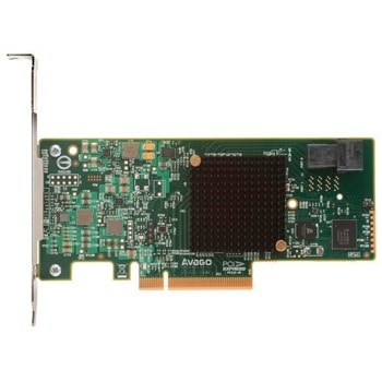 RAID Контролер LSI MegaRAID SAS 9341-4i SG, от PCI 3.0 x8 към SAS/SATA, RAID 0,1,5,10,50 image