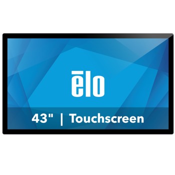 Интерактивен дисплей Elo E720629 ET4303L-2UWA-0-MT-ZB-G, 42.5" (108 cm) Full HD LED дисплей, DP, HDMI, USB C, LAN image