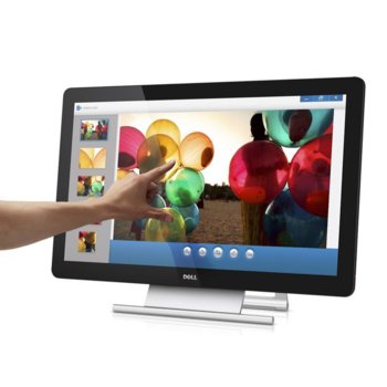 Монитор 27" (68.58 cm) Dell P2714T, сензорен FULL HD LED, PLS панел, 8ms, 800 000:1, 270cd/m2, HDMI (MHL), DisplayPort, 3г. гаранция | JAR Computers 27 Dell P2714T, Wide LED Touch, IPS Panel, 8ms