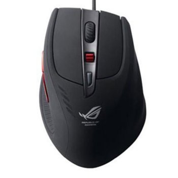 Мишка Asus GX950, гейминг, лазерна (8200 dpi), USB, черна, 6 програмируеми бутона | JAR Computers Asus GX950 90-XB3L00MU00000