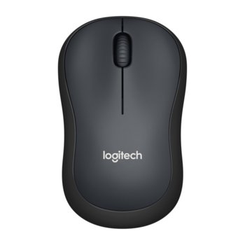Мишка Logitech M220 Silent, оптична (1000dpi), безжична, USB, черна image