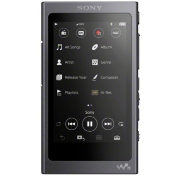 Sony NWA45HN 16GB 7.8cm screen NFC/Bluetooth black