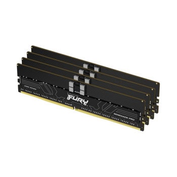 Памет 64GB (4x16GB) DDR5 5600MT/s, Kingston FURY Renegade Pro, Registered, 1.35V, памет за сървър | JAR Computers Kingston KF556R28RBEK4-64