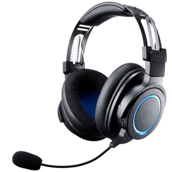 Слушалки Аudio-Тechnica ATH-G1WL, безжични, микрофон, гейминг, черни | JAR Computers Audio-Technica ATH-G1WL